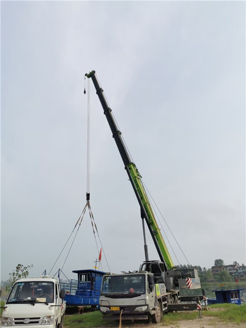 伊犁桥梁建设吊装案例